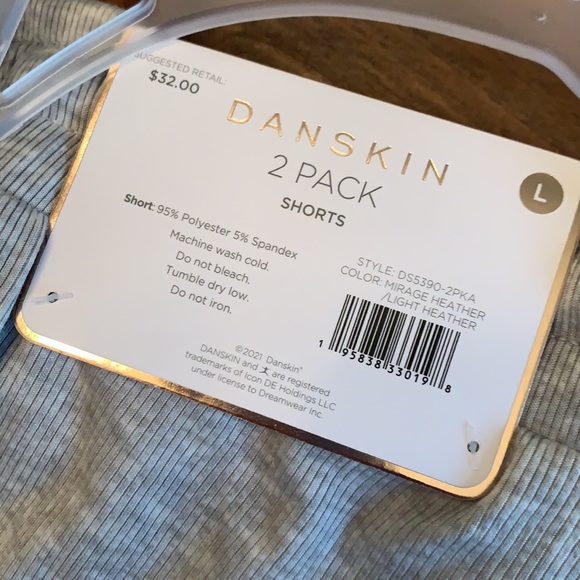 2 pack Danskin Shorts NWT L - Picture 3 of 7